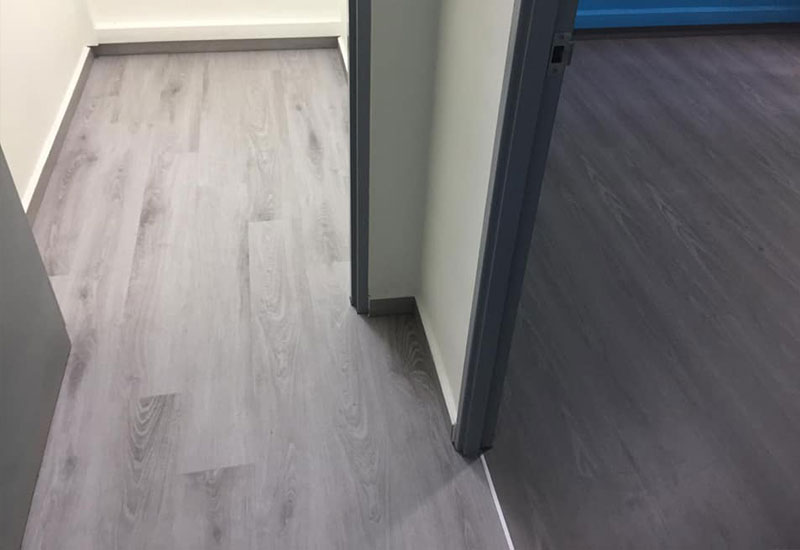 project using vinyl flooring